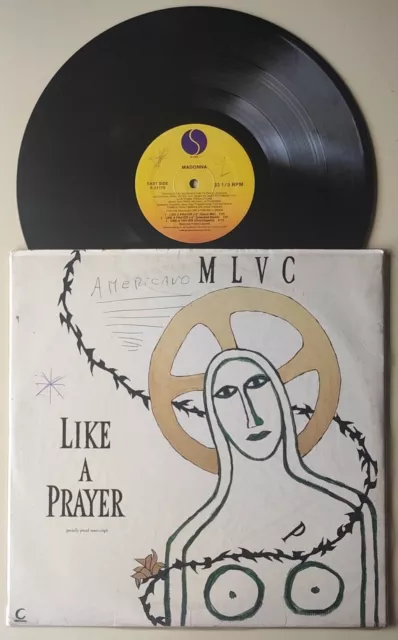 Lp Madonna "Like A Prayer" Sire  1989  Italy Electronic Pop