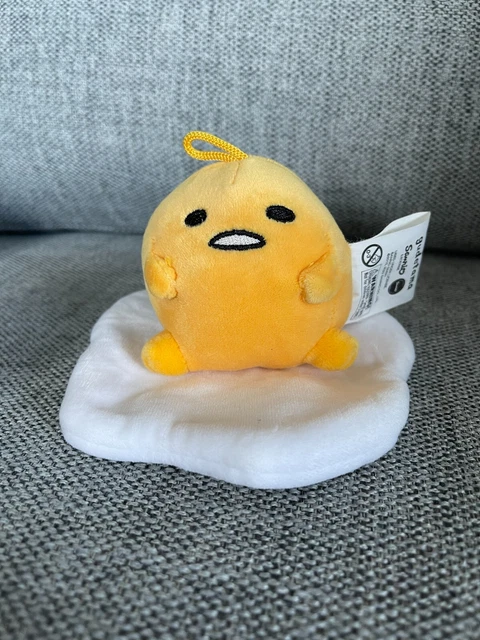 GUDETAMA EGG PLUSH Small Toy Yellow White Soft Stuffed 17.99