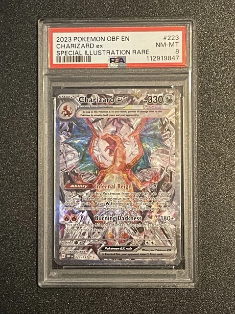 Charizard Ex Rarest Versions POKEMON TCG CHARIZARD EX 223/197 Special Illustration Rare PSA 8 £54.99 ...