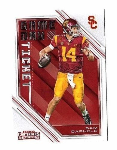 2018 Panini Contenders Draft Picks Game Day Tickets #1 Sam Darnold Jets
