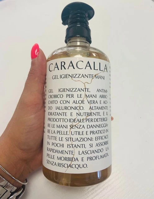 Caracalla Gel Igienizzante Mani Antimicrobico con Acido Ialuronico 500 mL