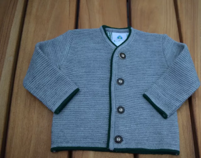 Kinder Trachten Jacke  Gr 80-176 Strickjacke Trachtenjanker Trachtenjacke Isar