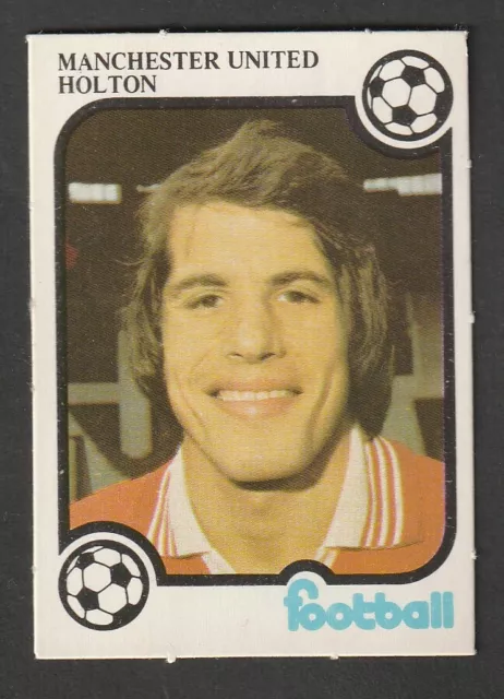 MONTY bubble gum Football star  Manchester United Jim Holton