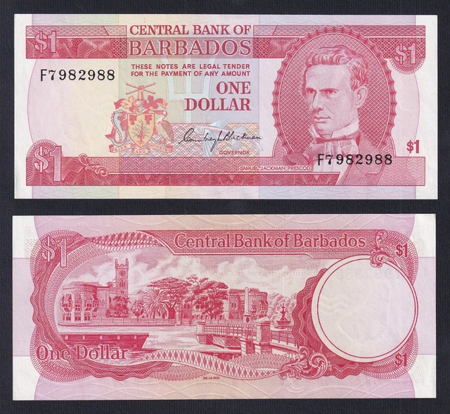Barbados 1 Dollar 1973 P 29 Fds Unc- A-03