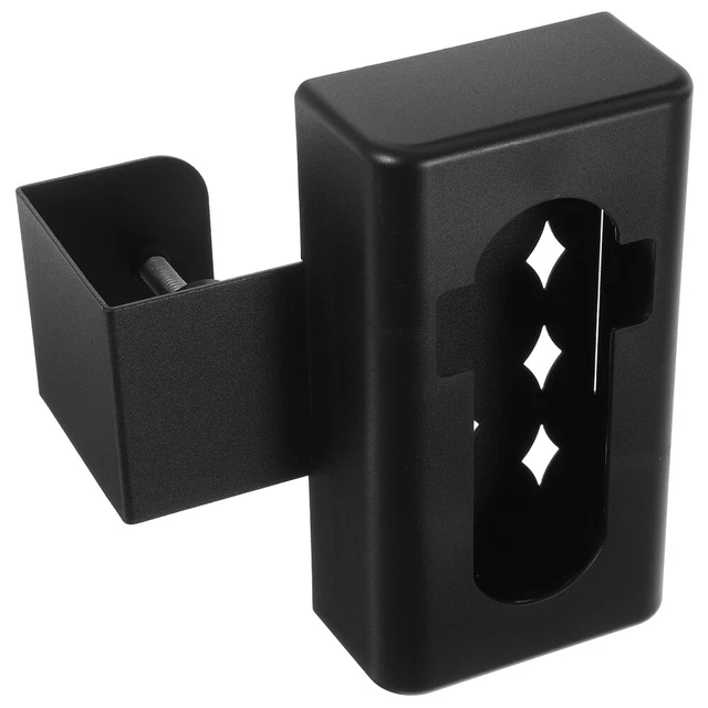 Soporte de timbre soporte de pared soporte de timbre de puerta plástico negro
