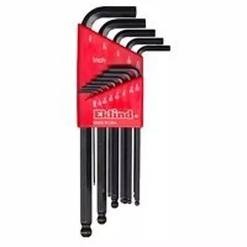 New Eklind 13213 12 Pc Ball End Sae Allen Hex Key Wrench Set Usa Made 6509186