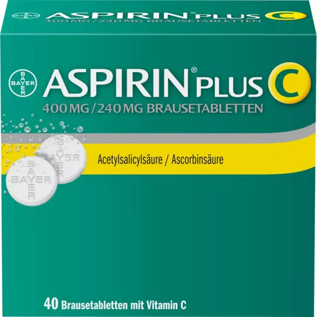 ASPIRIN plus C Brausetabletten 40 St, PZN: 3464237