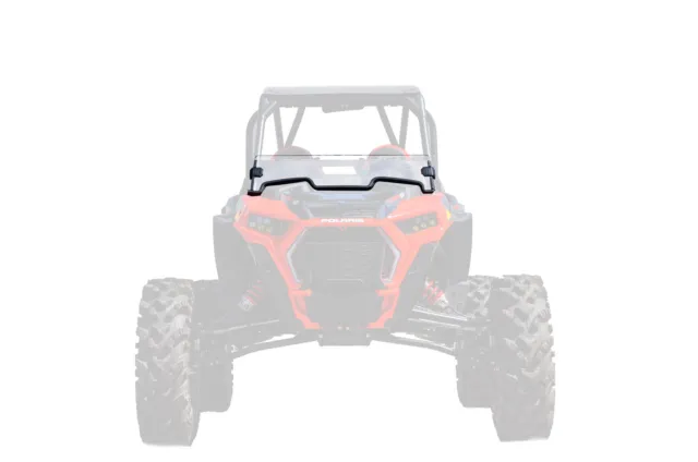 SuperATV Half Windshield For Polaris RZR XP Turbo S (2018-2021) - Clear