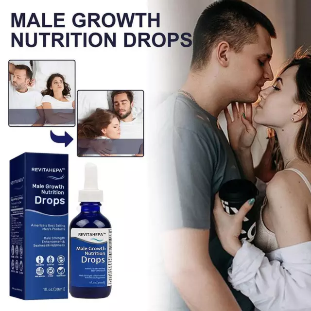 REVITAHEPA Male Growth Nutrition Drops, Blue Direction Benefit Drops for Men;