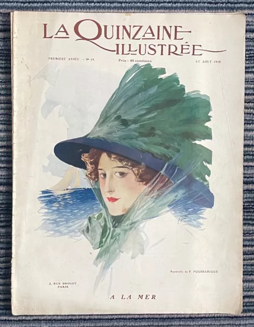Revue La Quinzaine illustrée 6-7 août 1910