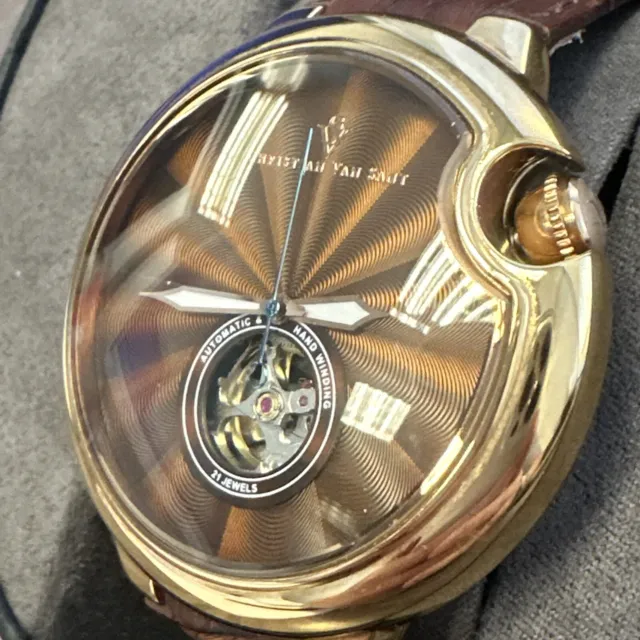 Christian Van Sant Men's Cyclone Automatic Brown Dial Watch - CV0144