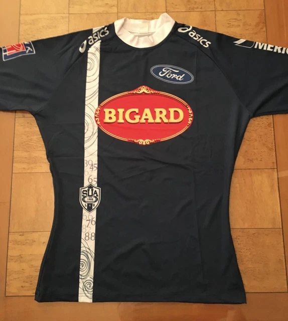 Maillot De Rugby Couz Taille M – Sélection Du GERS N°8, Gris/bleu, Renault Dacia