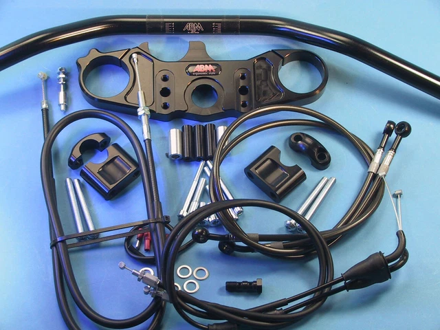 ABM SUPERBIKE HANDLEBAR Kit YAMAHA YZF-R1 (RN12) | 04-06 | Black £359. ...