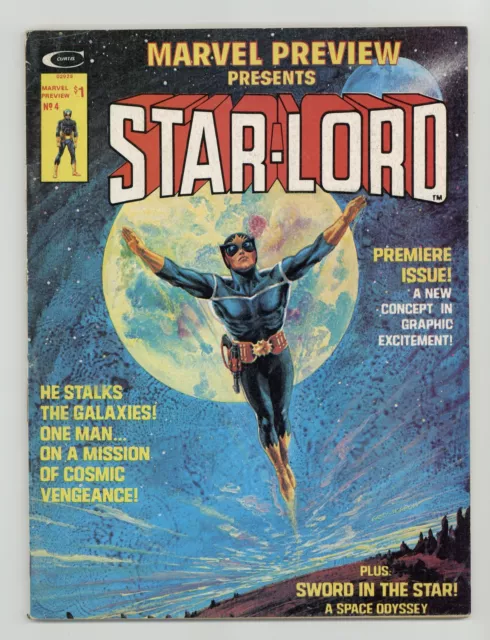 Marvel Preview #4 GD- 1.8 1976 1st app. and origin Star-Lord
