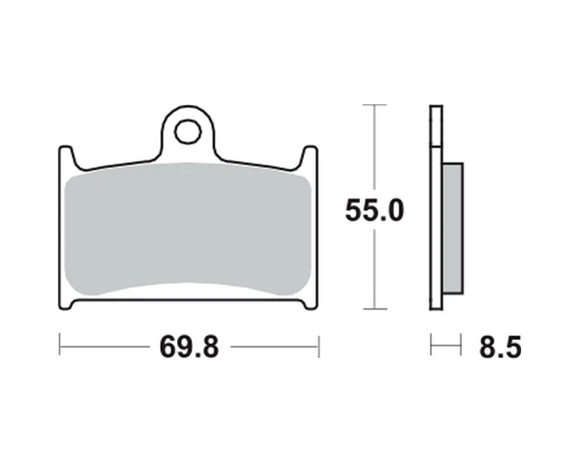 Garnitures de frein TRW MCB 595
