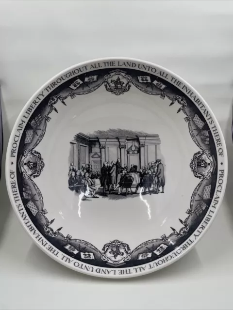 9in  Wedgwood “The Philadelphia Bowl" Designed For The Bailey Banks & Biddle Co.