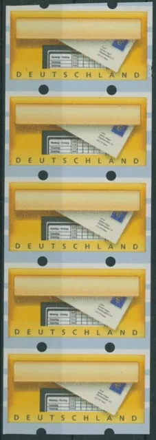 Bund 2002 ATM 5 ohne Werteindruck 5er-Streifen postfrisch (R18835)