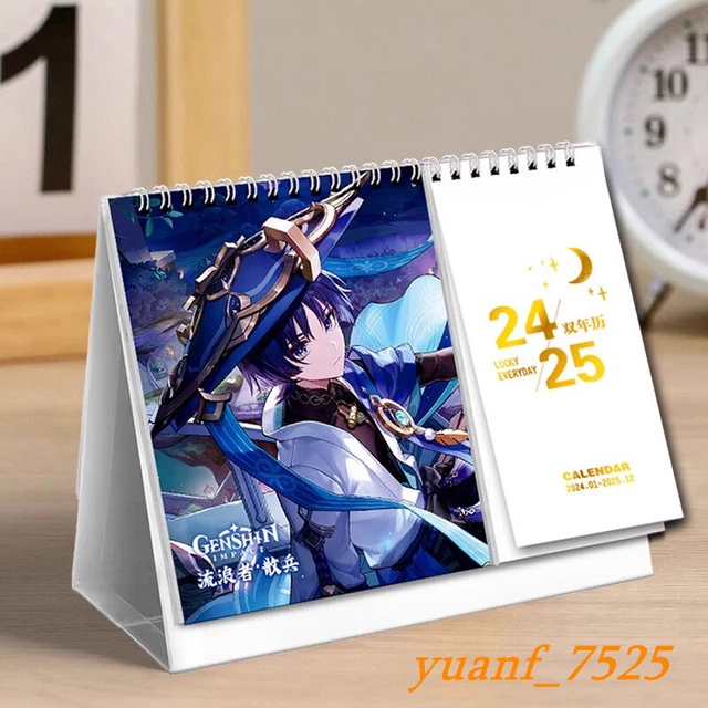 KUNIKUZUSHI WANDERER 2024 Calendar Genshin Impact Periphery Biennial