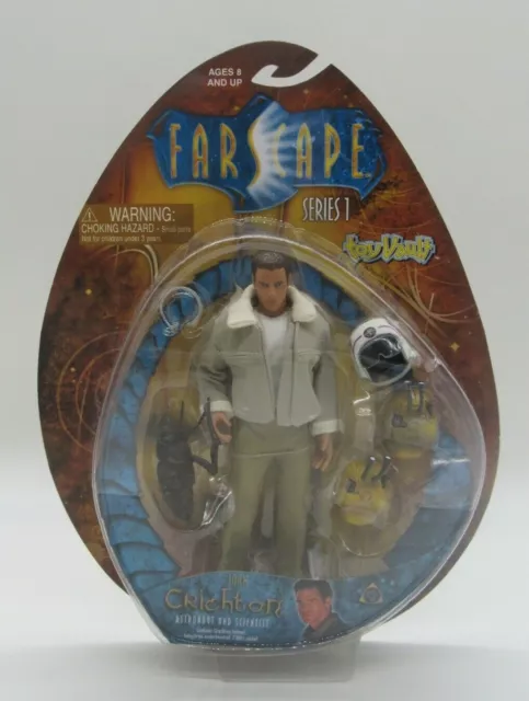 Farscape John Crichton Astronaut and Scientist Figure Series 1 Toy Vault - Read