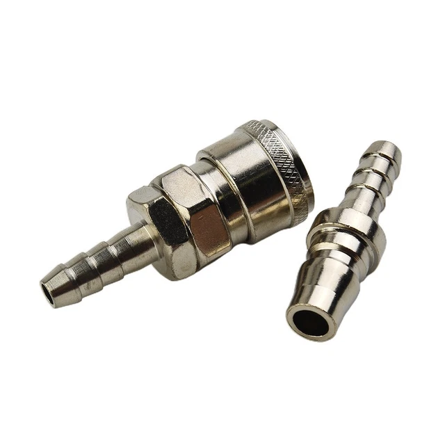 Schlauchbeschläge Air Line tragbar SH20 PH20 Silber 8 mm Kupplung Stecker