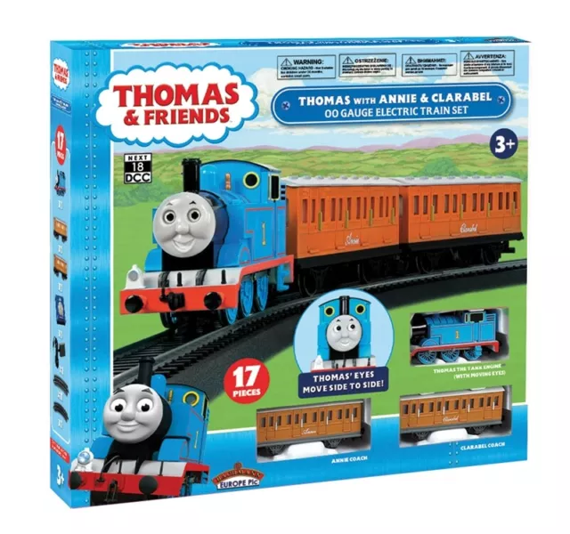 Thomas Tank Engine & Friends Annie Clarabel OO Bachmann Model Train Set 00642BE