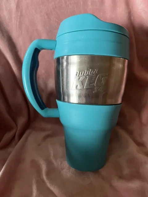 Bubba Keg - 34 oz 1 L Stainless Steel Insulated Mug - Teal Blue Travel Mug