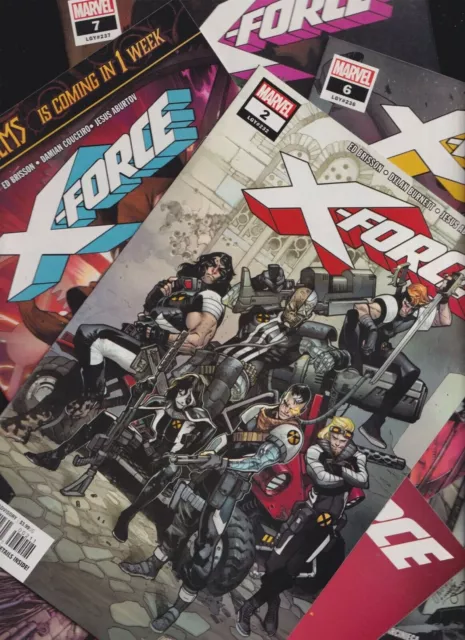X-FORCE 1-10 NM 2019 Brisson Burnett Marvel comics sold SEPARATELY you PICK