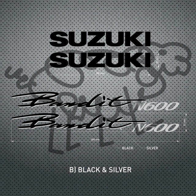 BANDIT N600 SUZUKI Replacement STICKER DECAL AUFKLEBER AUTOCOLLANT ...