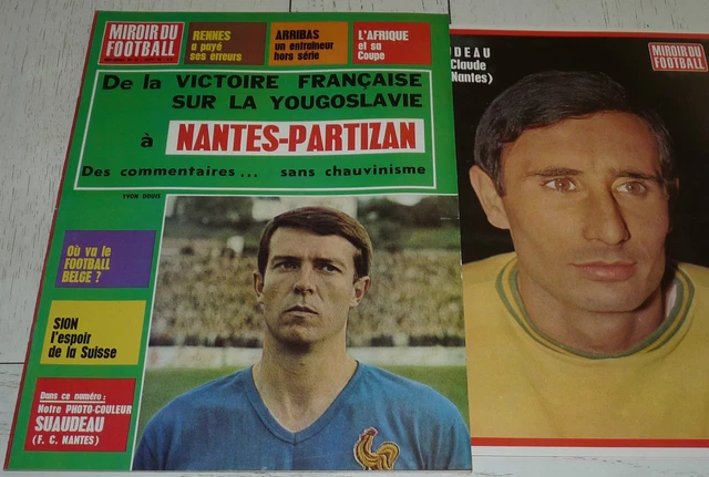 Miroir Football N°63 1965 - Nantes Rennes Rouen Dogliani Milan AC Servette - Vintage