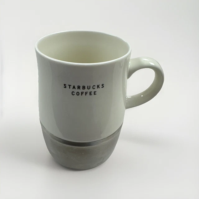 STARBUCKS AT HOME Collection 2004 White Ceramic Coffee Mug Minimalist  Glossy $15.00 - PicClick