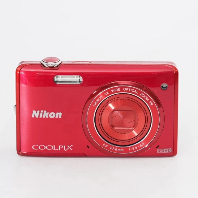 Nikon - Nikon ニコン デジタルカメラ COOLPIX S5200 光学6倍ズーム Wi-Fi対応 グロッシーレッド S5200RD #12477 Amazon.com : Nikon COOLPIX S5200 Wi-Fi CMOS Digital Camera