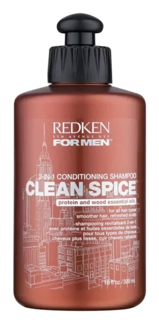 Redken Clean Spice Shampoing et Après-Shampoing 2-en1 Revitalisant 300ml