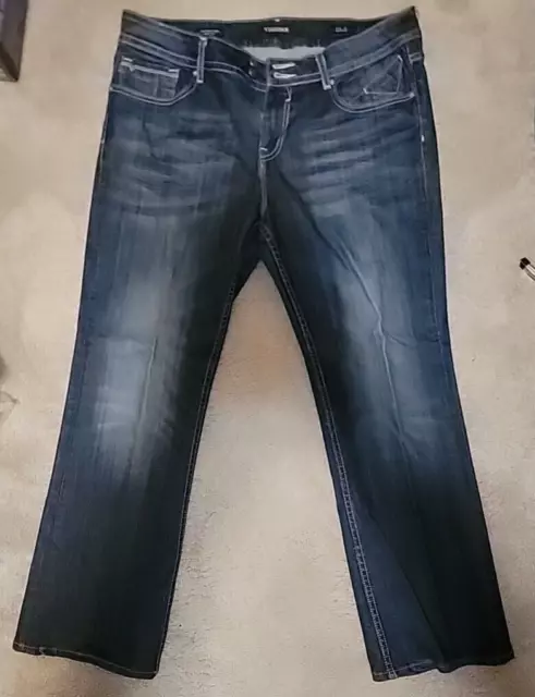 Vigoss Boot Cut Jeans Womens Size 16x33 Dark Blue