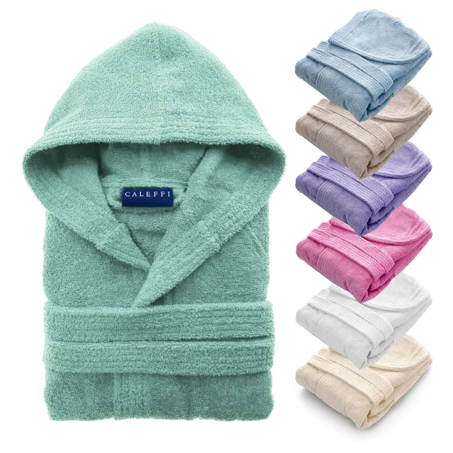 Accappatoio Caleffi Arcobaleno Spugna di cotone uomo donna taglia S M/L XL/XXL