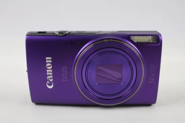 Canon IXUS 285 HS, DIGITAL COMPACT CAMERA w/ 12x IS Optical Zoom Lens WORKING