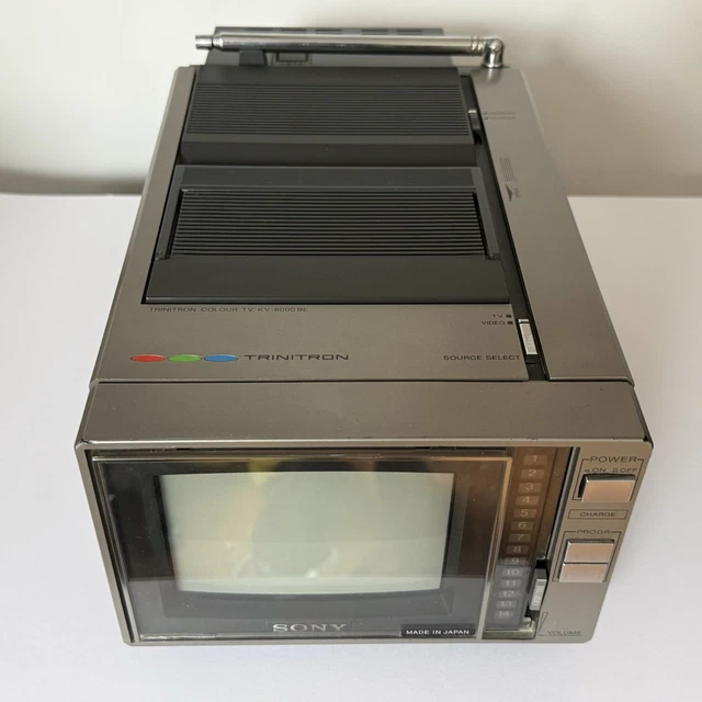 SONY TRINITRON KV-6X2 Portable Color TV As Is Tested £153.44