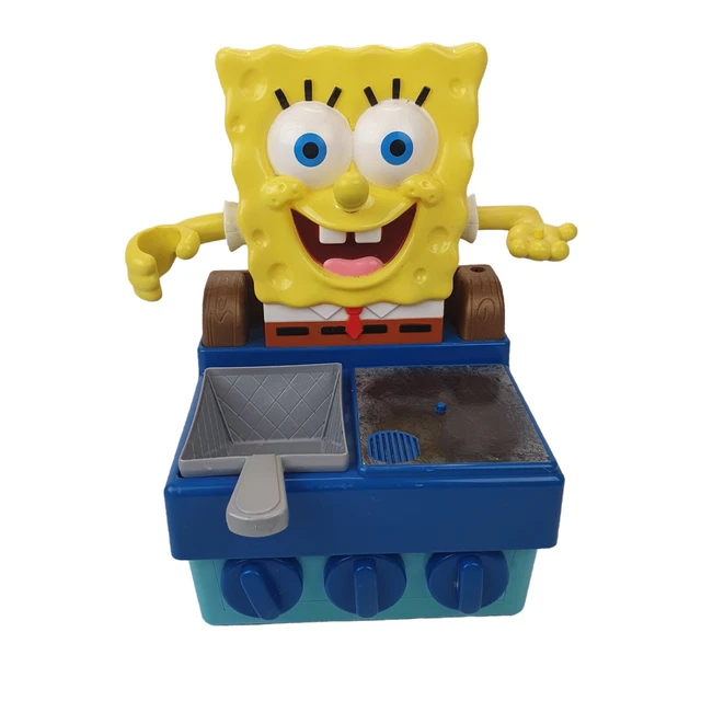 SPONGEBOB SQUAREPANTS KRUSTY krab krabby patty maker grill toy with