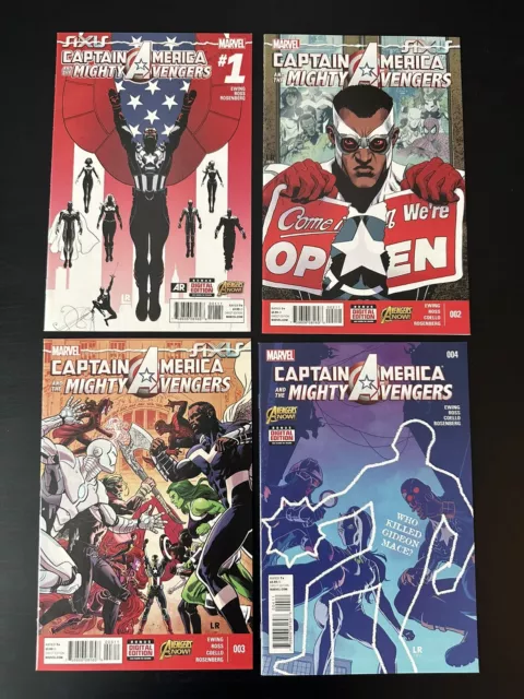 Marvel Comics Lot Captain America and the Mighty Avengers #1 - #9 (NM)
