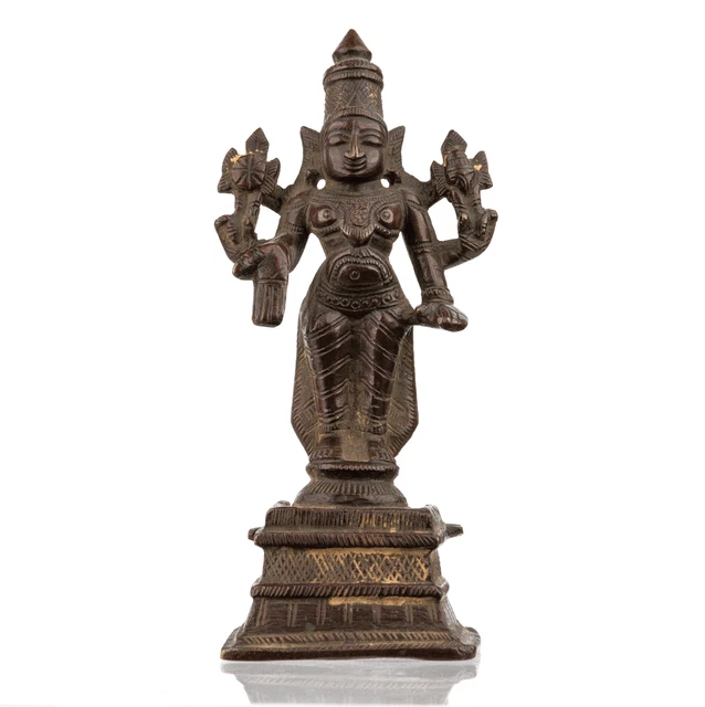An Early Indian Bronze Sculpture of Vishnu