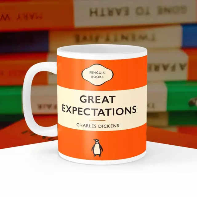 Great Expectations - Charles Dickens Penguin Book Cover Mug  | Literary Classics