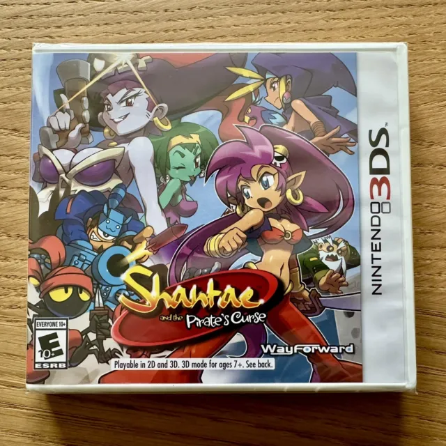 Shantae and the Pirates Curse Nintendo 3DS Brand New Sealed NTSC (UK Seller)