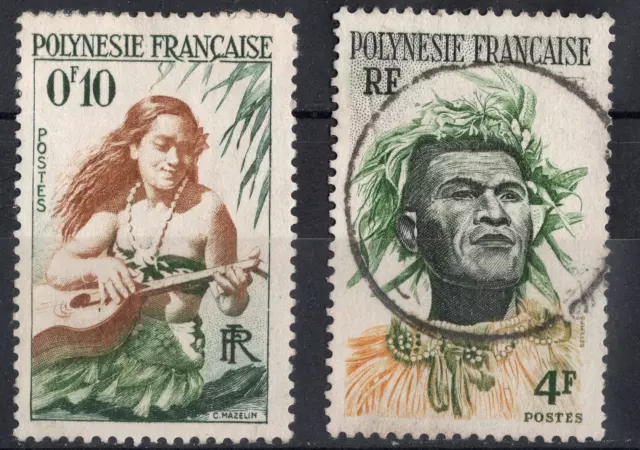 TIMBRE POLYNESIE Poste Aérienne année 1958 n°1 NEUF* n° 5 Oblitéré