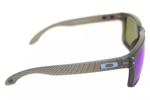 OAKLEY HOLBROOK POLARIZZATI OO9102-X5 Occhiali da sole GRIGIO OPACO FUMO PRIZM ZAFFIRO 3