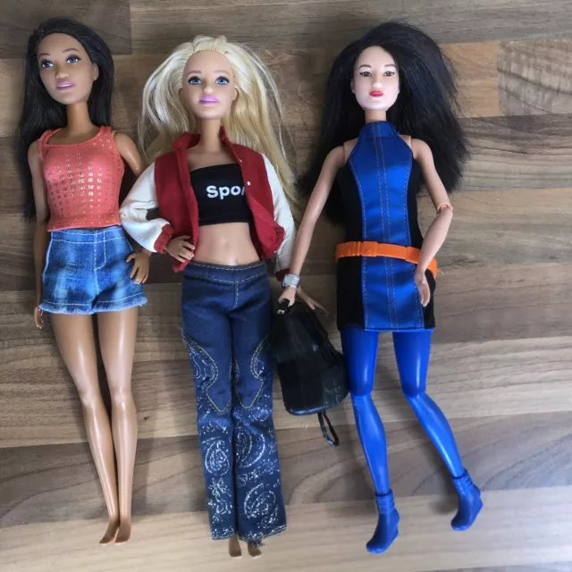 Barbie Fashionista Spies Transforming Princess Doll Mattel Bundle
