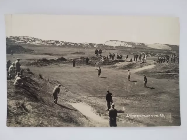 Saunton Golf Club - Braunton - Devon - Old Postcard