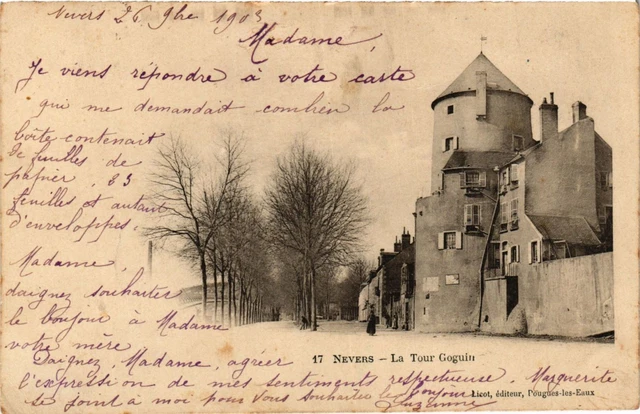 CPA NEVERS - La Tour Goguin (355716)