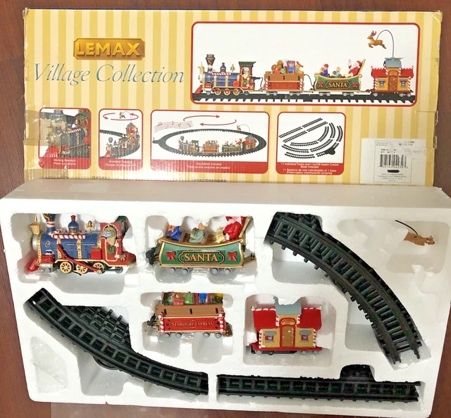 LEMAX VILLAGE 2010 The Starlight Express Train Set 17 pc, Animated