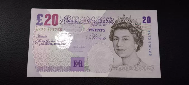 1999 British Twenty Pound Note ( 20 Pounds £20 )