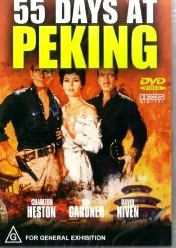 55 Days at Peking Pecking DVD Charles Heston Brand New Sealed Australian Release