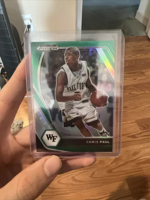 2021 Panini Prizm Draft Picks Chris Paul Green Prizm #68 Wake Forest